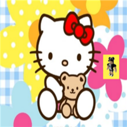 Fire with Hello Kitty Roblox decal