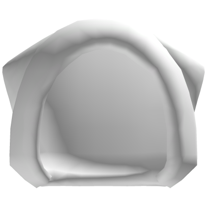 ♱ Cat hood In White