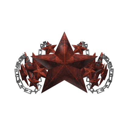 Crimson Chained Star Crown Roblox item