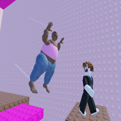 Lovely Peaches Parkour Tower 💜 🔨 [PUBLIC] official Roblox game thumbnail