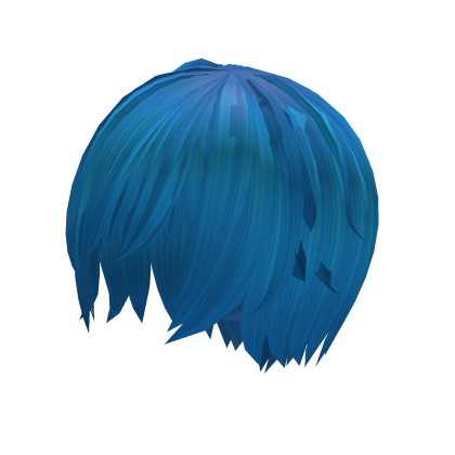 (¬_¬) blue anime hair v1  Roblox item