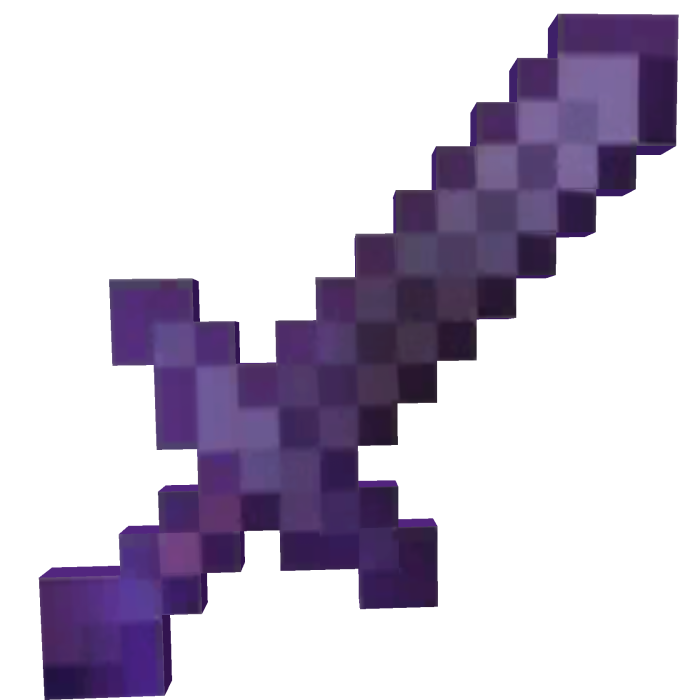 Espada de netherita encantada