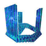 Galaxy Animated Domino Crown