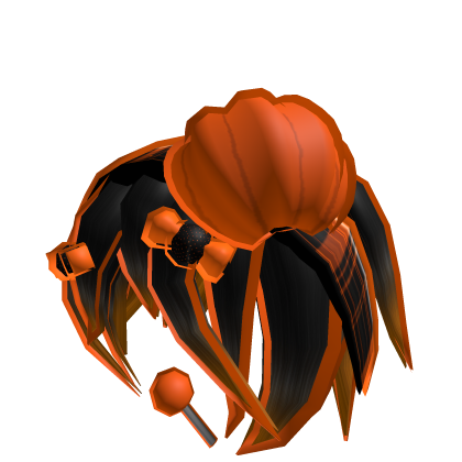 Halloween hair candy pumpkin Roblox item