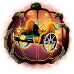 Flaming Jack O Lantern Cart