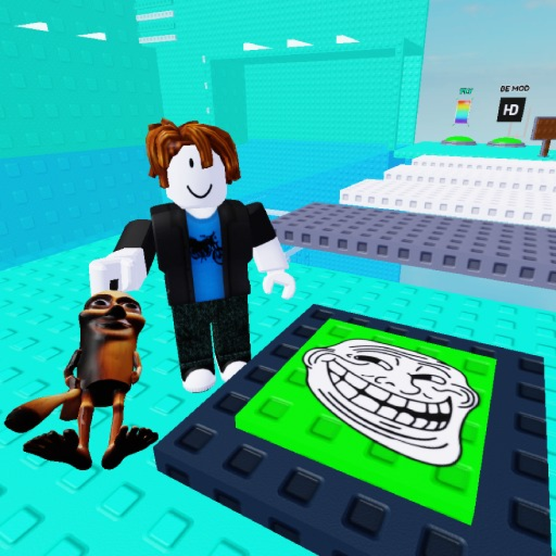 Troll is a pinning tower 01 official Roblox game thumbnail