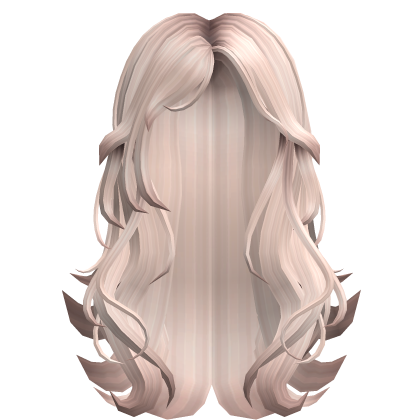 Grunge Girl Emo Wavy Lush Hair Platinum Blonde Roblox item