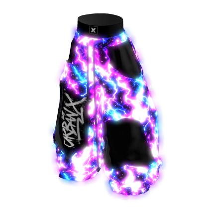 URBAN X Y2K Glowing Emissive Baggy Pants