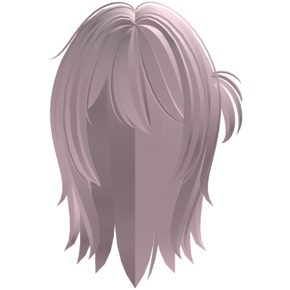 ♡ sweet overgrown vkei hair w/ ponytail in pink Roblox item