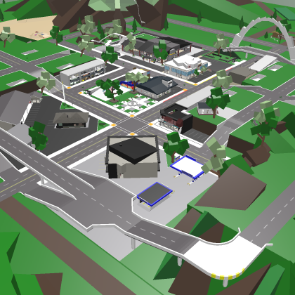 🗺️ Brookhaven Map City Town Roleplay RP