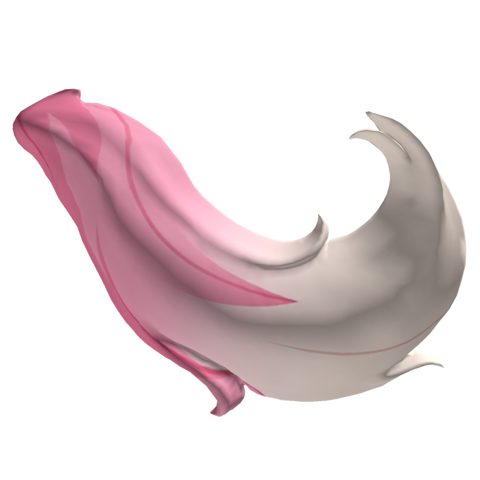 Soft Pink Wolf Tail