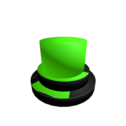 Green Black top Hat
