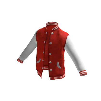 ꨄ Red Varsity Jacket Roblox item thumbnail