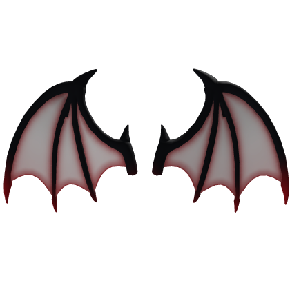 Halloween White Demon Wings