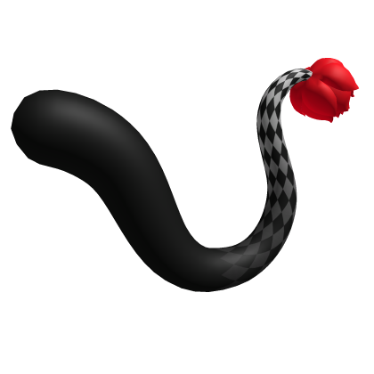 Black Clown Dog Tail