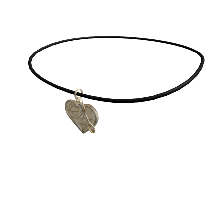 LDR Spoon Heart Locket 1.0 (Black) Roblox item