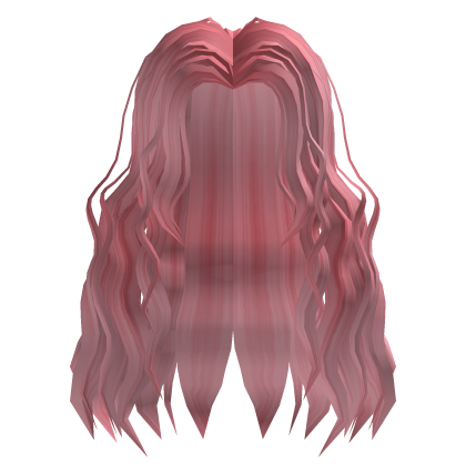 Pink Cute Messy Wavy Hair Roblox item