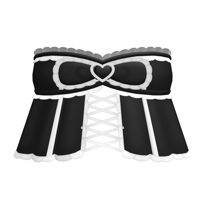 rufflehearttopblack