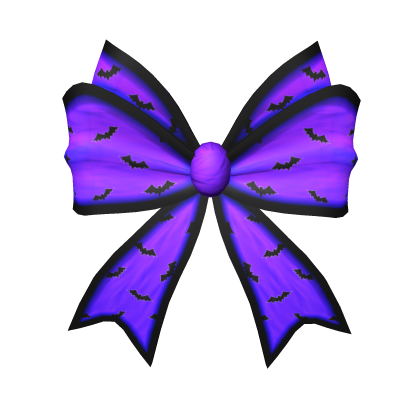 Purple Halloween Hair Bow