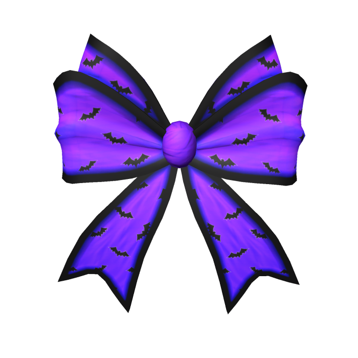 Purple Halloween Hair Bow