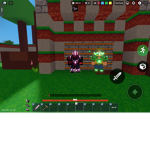 Me and my friend we just love to play bed wars :)e