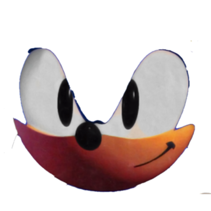 Classic Sonic Face Roblox decal