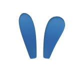 🐰 Bunny Ears - Blue