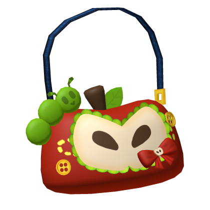 Mori Kei Caterpillar Apple Bag