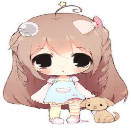 The kawaii baby chibi girl Roblox decal