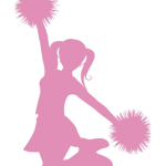 Cheerleader in the stars