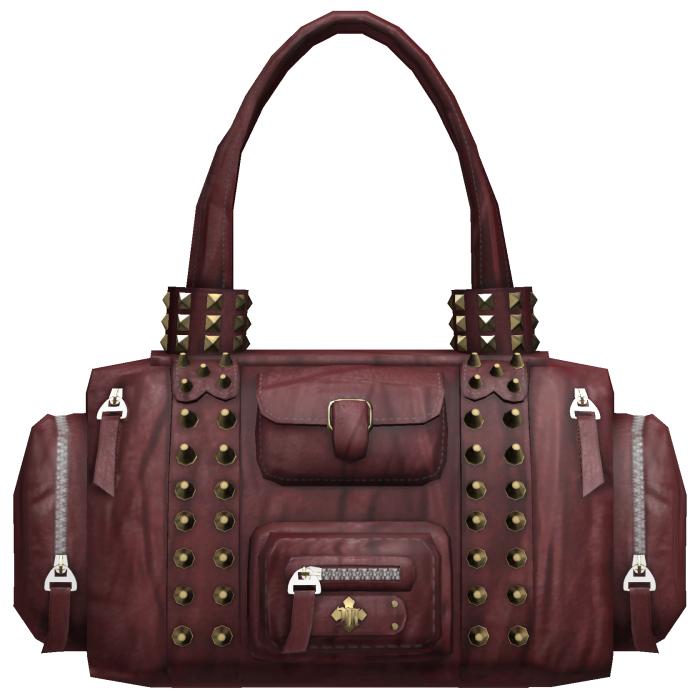 Red Gold Punk Goth Y2K Bag [3.0]