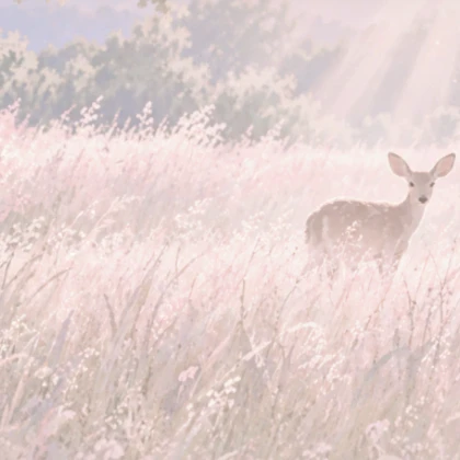 Ethereal Deer White Background Kawaii Forest Cute Roblox item render