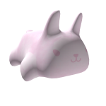 ♡ Head Bunny - Pink Cotton Candy