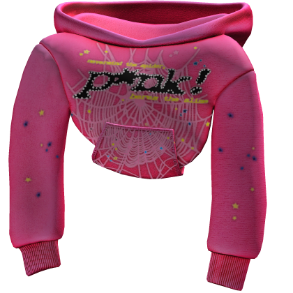 [1.0] Pink Sp5der Shoulder Hoodie