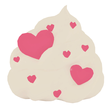 whipped cream hearts Roblox item