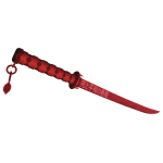 Ruby Lightning Oni Samurai Katana