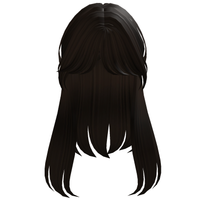 long brown girl hair Roblox item