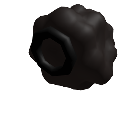Darkest brown fluffy ponytail Roblox item