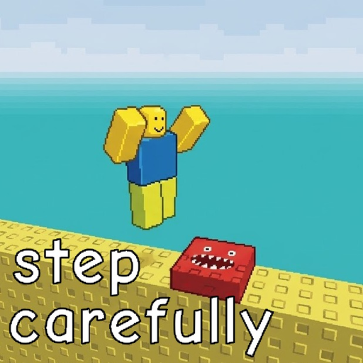 step carefully Roblox game thumbnail