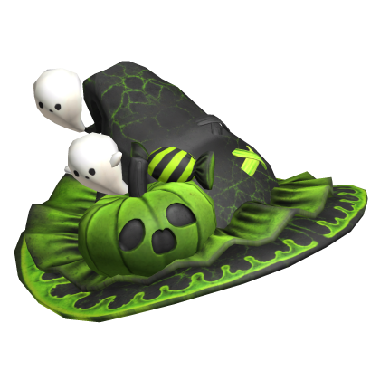 Cute Halloween Pumpkin Tilted Hat Roblox item