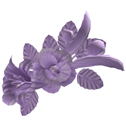 Light Purple Floral Feather Headpiece