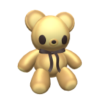 Gold Teddy Bear Buddy