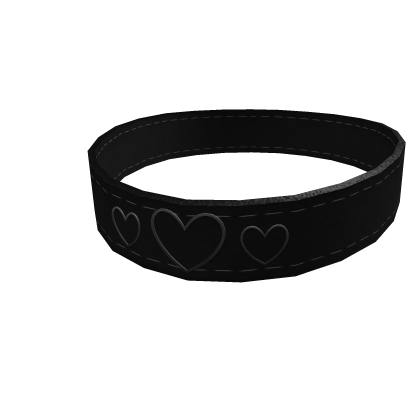 Black Choker Cute Hearts