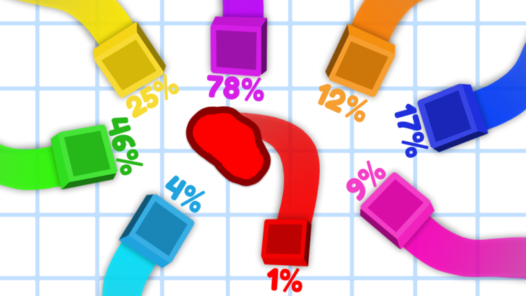  🎨 100 Player Color Fight screenshot 2