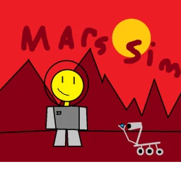 Mars simulator icon