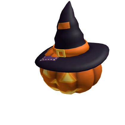 Witch Hat Pumpkin Head