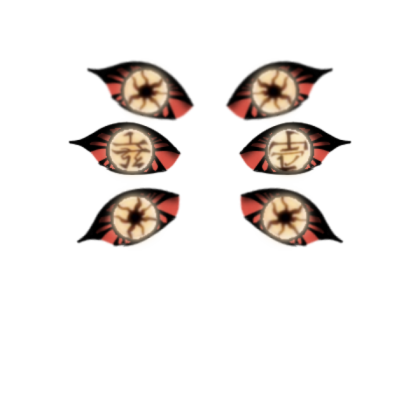 Shindo Life kokushibos demon eyes Roblox decal