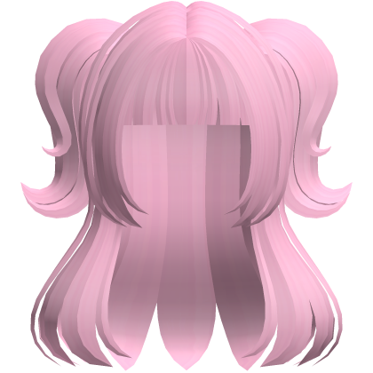 🐾 cute swirly half up doll tween hair pink