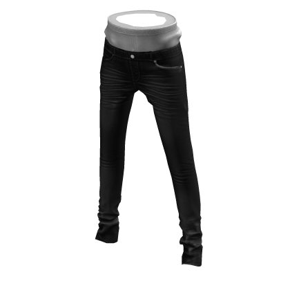 courtside - denim pants [black] thumbnail