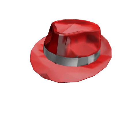 Red Sparkle Time Fedora | Roblox Item - Rolimon's
